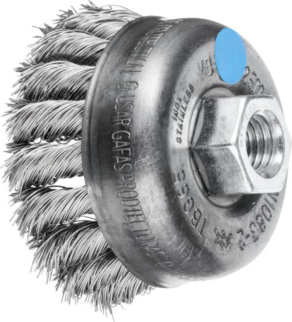 Μεταλλική βούρτσα-κύπελλο O65 PFERD TBG INOX 0.35