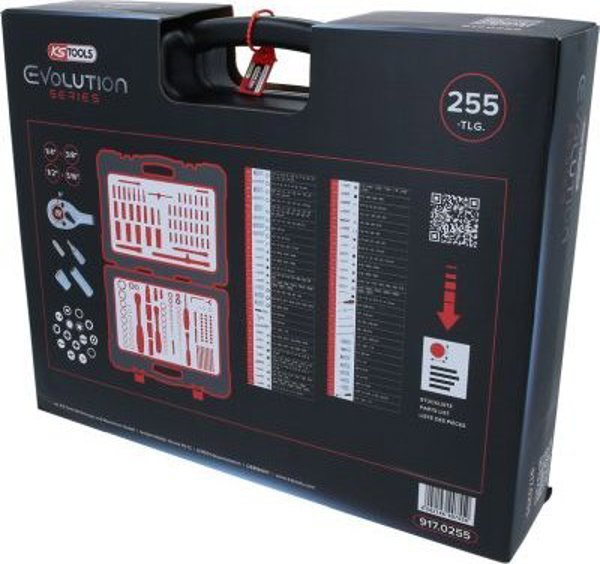 Sourcing 255-piece set of washers and heads KS TOOLS 917.0255