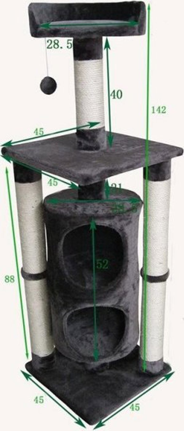 Sourcing CAT SCRATCHER HOPPY 45X45X142CM