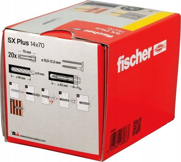 Sourcing FISCHER T-SHIRT SX PLUS 14x70 /20 τεμ. ΕΛΑΦΡΙΑ ΚΑΘΟΛΙΚΑ ΣΤΗΡΙΓΜΑΤΑ