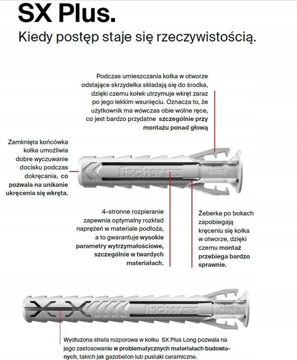 Sourcing FISCHER T-SHIRT SX PLUS 14x70 /20 τεμ. ΕΛΑΦΡΙΑ ΚΑΘΟΛΙΚΑ ΣΤΗΡΙΓΜΑΤΑ