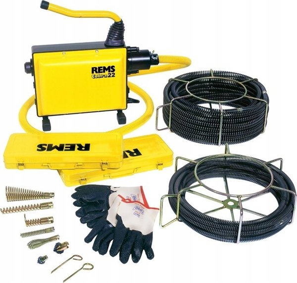 Συσκευή καθαρισμού σωλήνων Sourcing REMS Cobra 22 Set 16+22