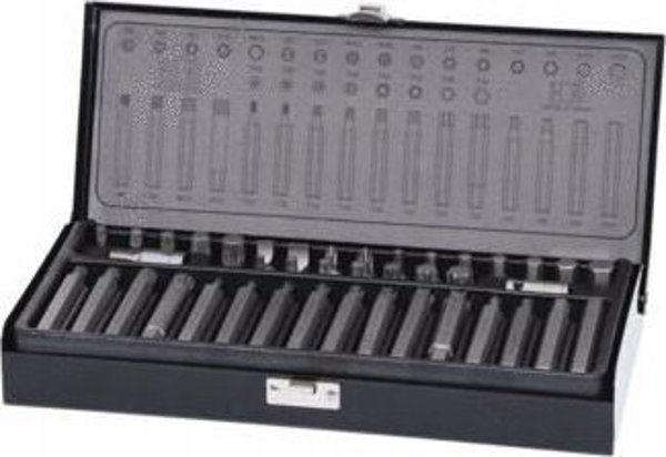 Sourcing 42-piece twisting bit set KS TOOLS TX/XZN/SK 10mm