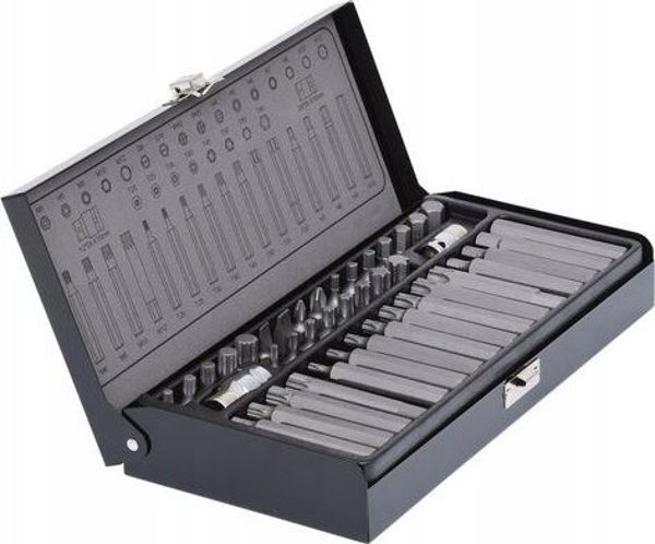 Sourcing 42-piece twisting bit set KS TOOLS TX/XZN/SK 10mm