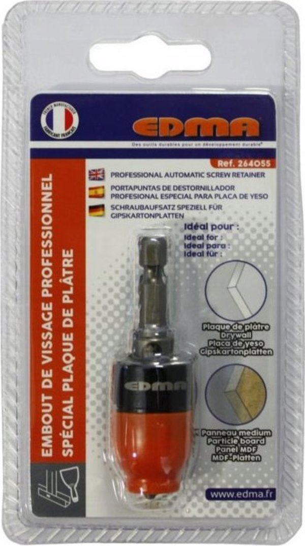 Sourcing Μαγνητική θήκη βίδας γύψου EDMA The Dimpler