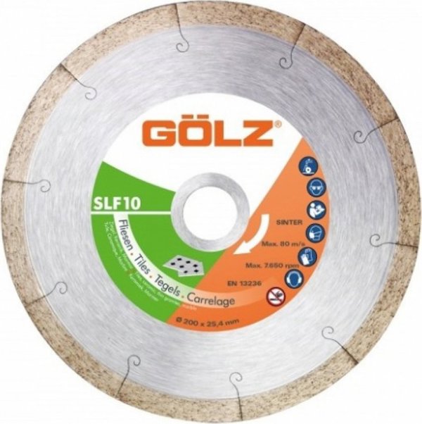 Δίσκος διαμαντιών για κεραμικά GOLZ SLF10 O200x25.4mm Sourcing