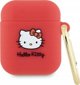 Sourcing Hello Kitty HKAP23DKHSF Airpods Pro 2 (2022/2023) θήκη φούξια/φούξια Σιλικόνη 3D Kitty Head