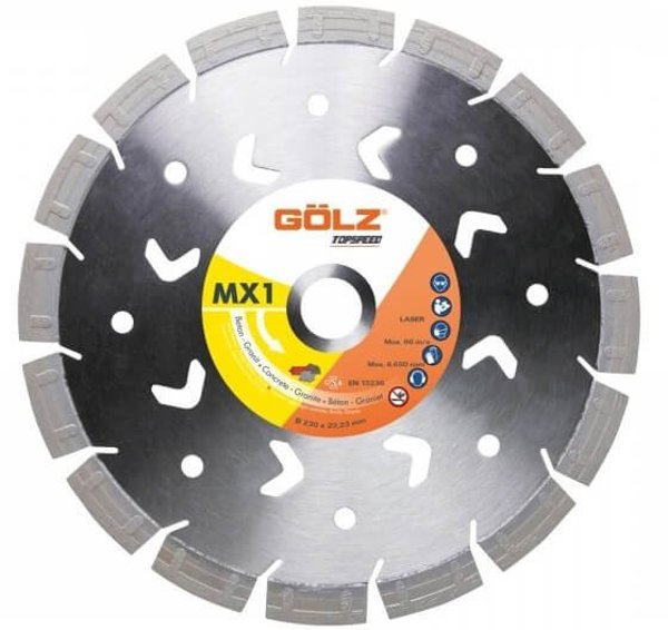 Sourcing Diamond disc GOLZ MX1 230x22,2mm