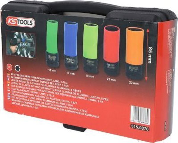 Sourcing 5 Piece Impact Head Set KS TOOLS 1/2&quot|