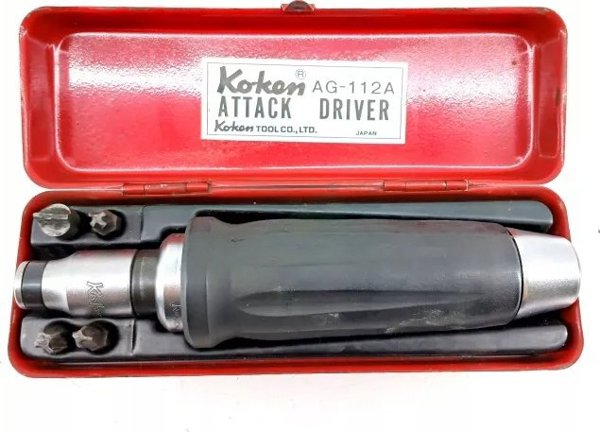 Sourcing Impact screwdriver with bits KOKEN 4112G