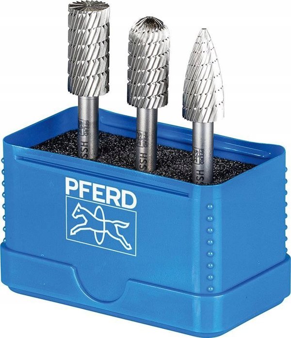 Σετ κοπτικών φρεζών 3 τεμαχίων Sourcing PFERD 86 C3 HSS 12mm