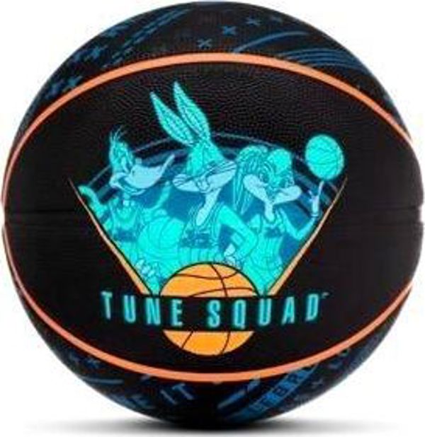 Spalding Μπάλα Μπάσκετ Space Jam Tune Squad, Καουτσούκ, Μαύρη, Μέγεθος 7