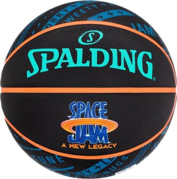 Spalding Μπάλα Μπάσκετ Space Jam Tune Squad, Καουτσούκ, Μαύρη, Μέγεθος 7