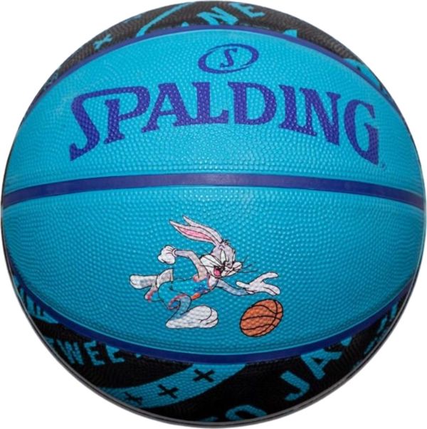 Μπάλα Μπάσκετ Spalding Space Jam Tune Squad IV 84-598Z, Καουτσούκ, Μπλε, Μέγεθος 7