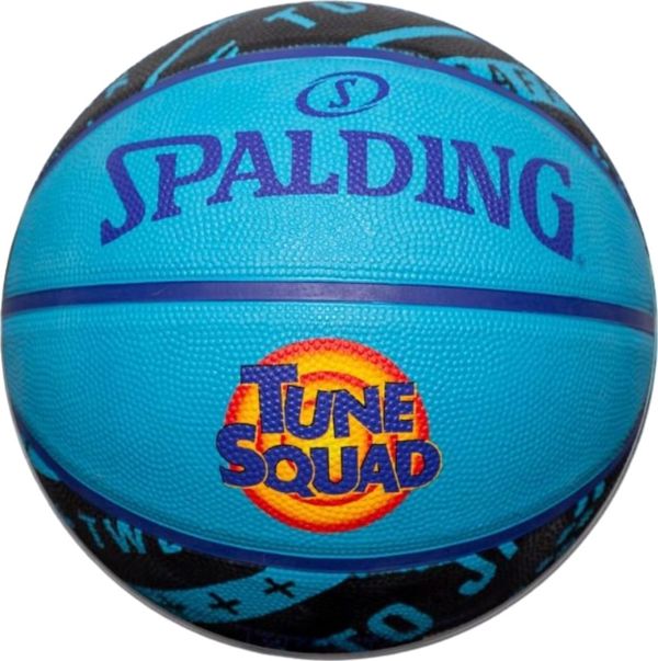 Μπάλα Μπάσκετ Spalding Space Jam Tune Squad IV 84-598Z, Καουτσούκ, Μπλε, Μέγεθος 7