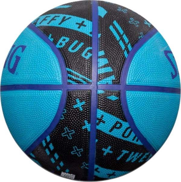 Μπάλα Μπάσκετ Spalding Space Jam Tune Squad IV 84-598Z, Καουτσούκ, Μπλε, Μέγεθος 7