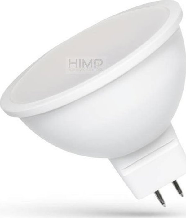 Λάμπα LED SpectrumLED MR16 12V 6W SMD Φυσικό Λευκό Φως με Γαλακτώδες Κάλυμμα - WOJ14550