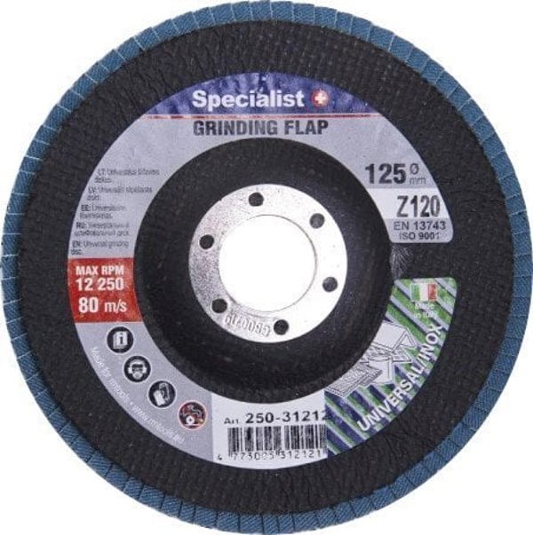 SPECIALIST+ φυλλάδιο. δίσκος λείανσης ZK120, 125 mm