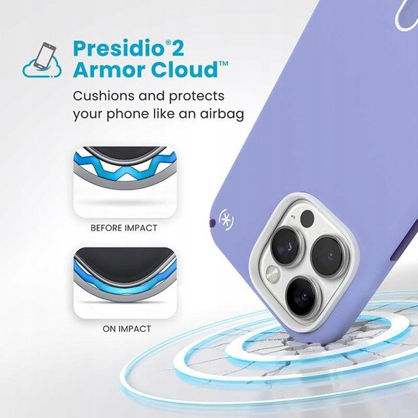 Speck Speck Presidio2 Pro ClickLock & MagSafe - Θήκη iPhone 16 Pro Max (Future Lavender / Cassis Purple / White)
