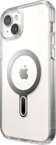 Speck Speck Presidio Perfect-Clear ClickLock & Magsafe - Θήκη iPhone 15 Plus / iPhone 14 Plus (Διαφανές / Φινίρισμα Χρωμίου / Γαλήνιο Ασημί)