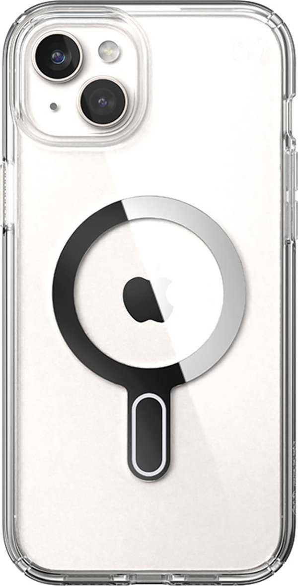 Speck Speck Presidio Perfect-Clear ClickLock & Magsafe - Θήκη iPhone 15 Plus / iPhone 14 Plus (Διαφανές / Φινίρισμα Χρωμίου / Γαλήνιο Ασημί)