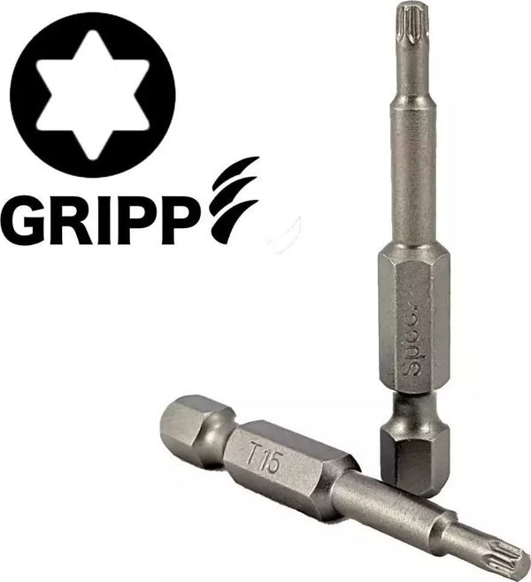 Ειδικός+ SPECIALIST+ στριφτό κομμάτι TORX GRIP T15, 50mm, 3 τεμ.