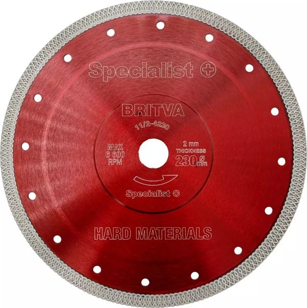 Specialist+ Δίσκος κοπής BRITVA 230x2x22 mm