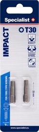 Specialist+ SPECIALIST+ screwdriver tip T30, 2 pcs.