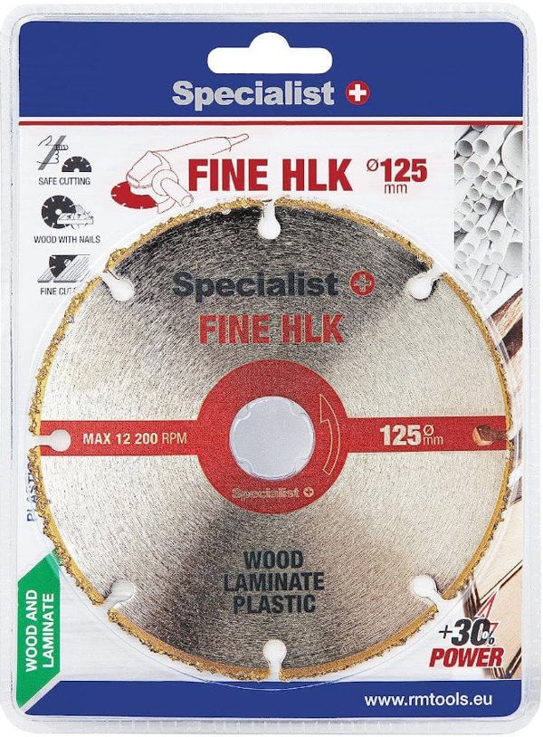 SPECIALIST+ δίσκος κοπής FINE HLK, 125 mm