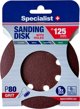 Specialist+ SPECIALIST+ sanding paper with holes P80, 125 mm, 5 pcs.