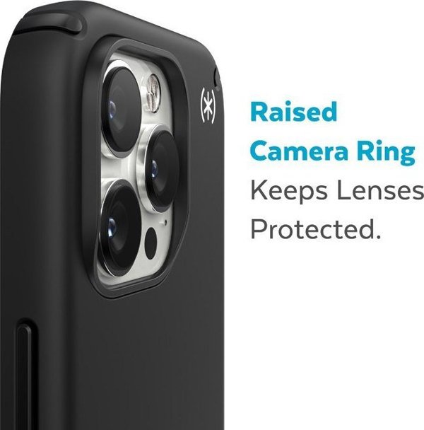 Speck Speck Presidio2 Pro + MagSafe - Θήκη iPhone 14 Pro Max με επικάλυψη MICROBAN (Μαύρο / Μαύρο / Λευκό)