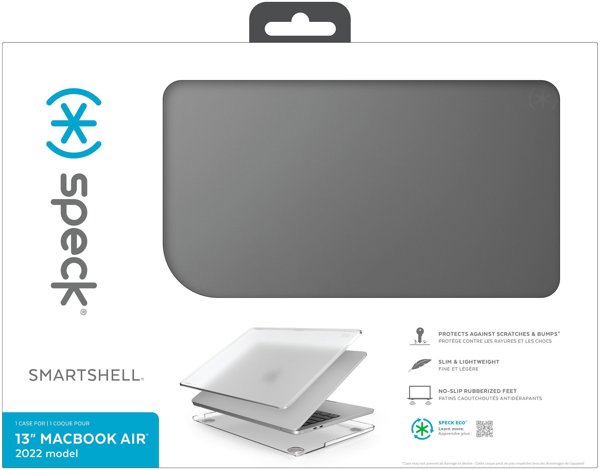 Speck SmartShell - Obudowa MacBook Air 13,6" M4 (2025) / M3 (2024) / M2 (2022) (Obsidian)