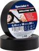 Μονωτική ταινία SPECIALIST+, 0.13 x 19 mm, μαύρη, 20 m
