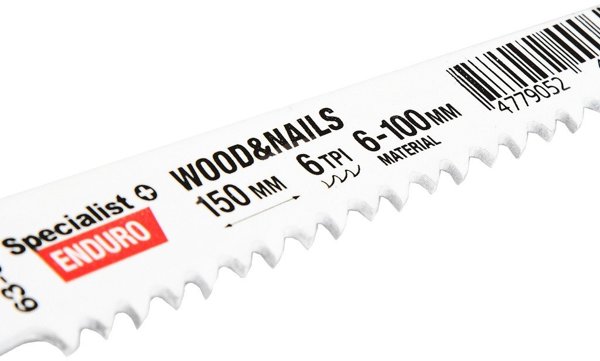 SPECIALIST+ πριόνι για ξύλο με καρφιά, 150 mm, 6TPI