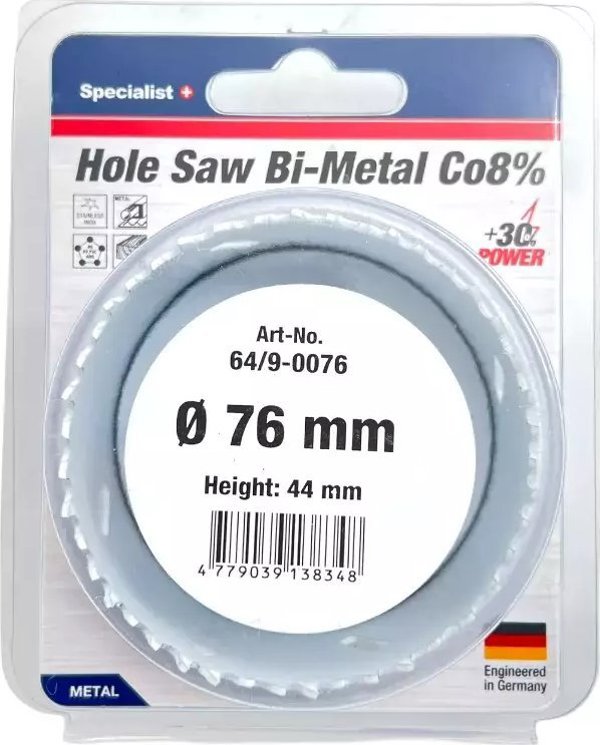 Specialist+ SPECIALIST+ κορώνα BI-METAL, 76 mm