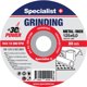 SPECIALIST+ δίσκος λείανσης GRINDING, 125x6x22 mm