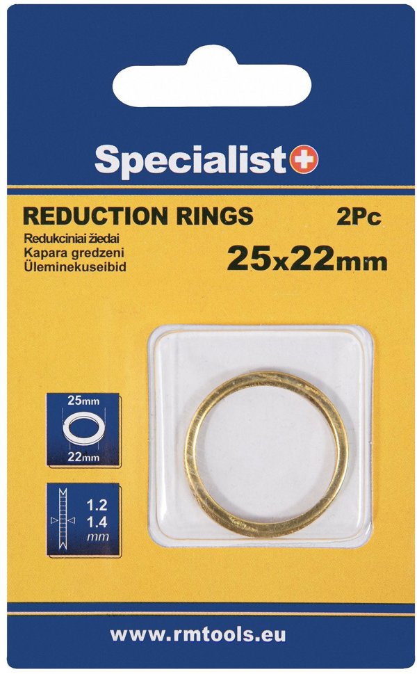 Δακτύλιος μείωσης SPECIALIST+, 25.4x22.2x1.2/1.4 mm, 2 τεμ.