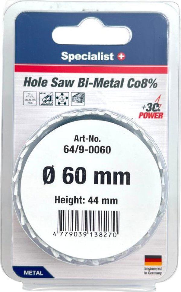 Specialist+ SPECIALIST+ κορώνα BI-METAL, 60 mm