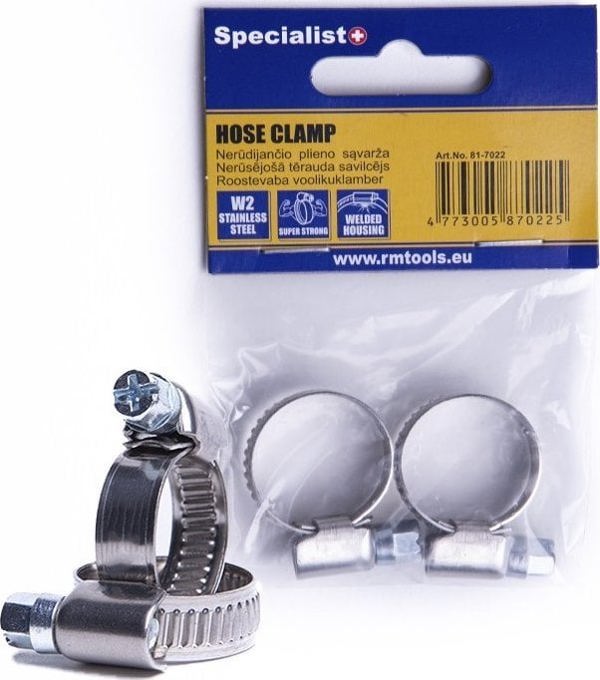 Σφιγκτήρας από ανοξείδωτο χάλυβα Specialist+, 80-100 mm, 2 τεμ.