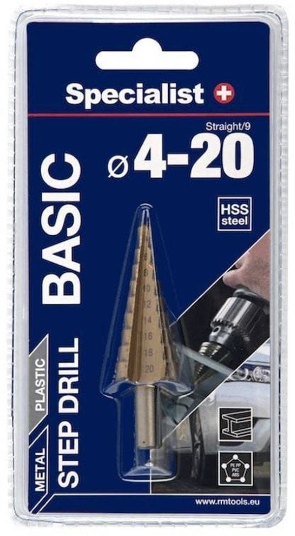 SPECIALIST+ τρυπάνι βαθμίδων BASIC, 4-20