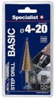 SPECIALIST+ τρυπάνι βαθμίδων BASIC, 4-20