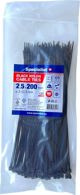 Specialist+ SPECIALIST+ nylon. strap, black, 2.5x200 mm, 100 pcs.