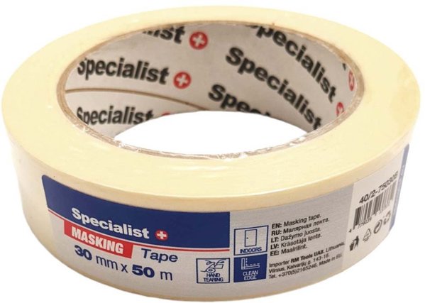 Ταινία βαφής SPECIALIST+, 30 mm x 50 m