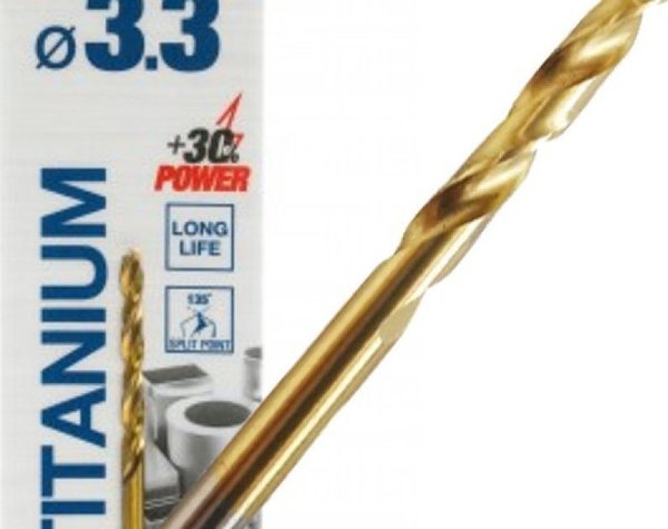 Τρυπάνι μετάλλου SPECIALIST+ TITAN, 3.3 mm