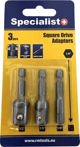 Προσαρμογείς Specialist+ 1/2", 1/4" και 3/8"