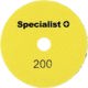 Specialist+ SPECIALIST+ φύλλο λείανσης διαμαντιού, 200P