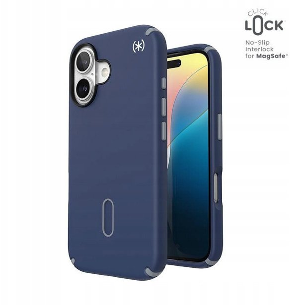 Speck Speck Presidio2 Pro ClickLock & MagSafe - Θήκη iPhone 16 (Coastal Blue / Dust Grey / White)