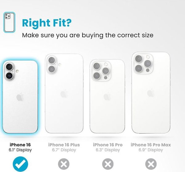Speck Speck Presidio2 Pro ClickLock & MagSafe - Θήκη iPhone 16 (Coastal Blue / Dust Grey / White)