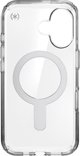 Speck Speck Presidio Perfect-Clear ClickLock & MagSafe - Θήκη iPhone 16 (Διαφανές / Φινίρισμα Χρωμίου / Γαλήνιο Ασημί)