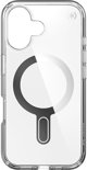 Speck Speck Presidio Perfect-Clear ClickLock & MagSafe - Θήκη iPhone 16 (Διαφανές / Φινίρισμα Χρωμίου / Γαλήνιο Ασημί)